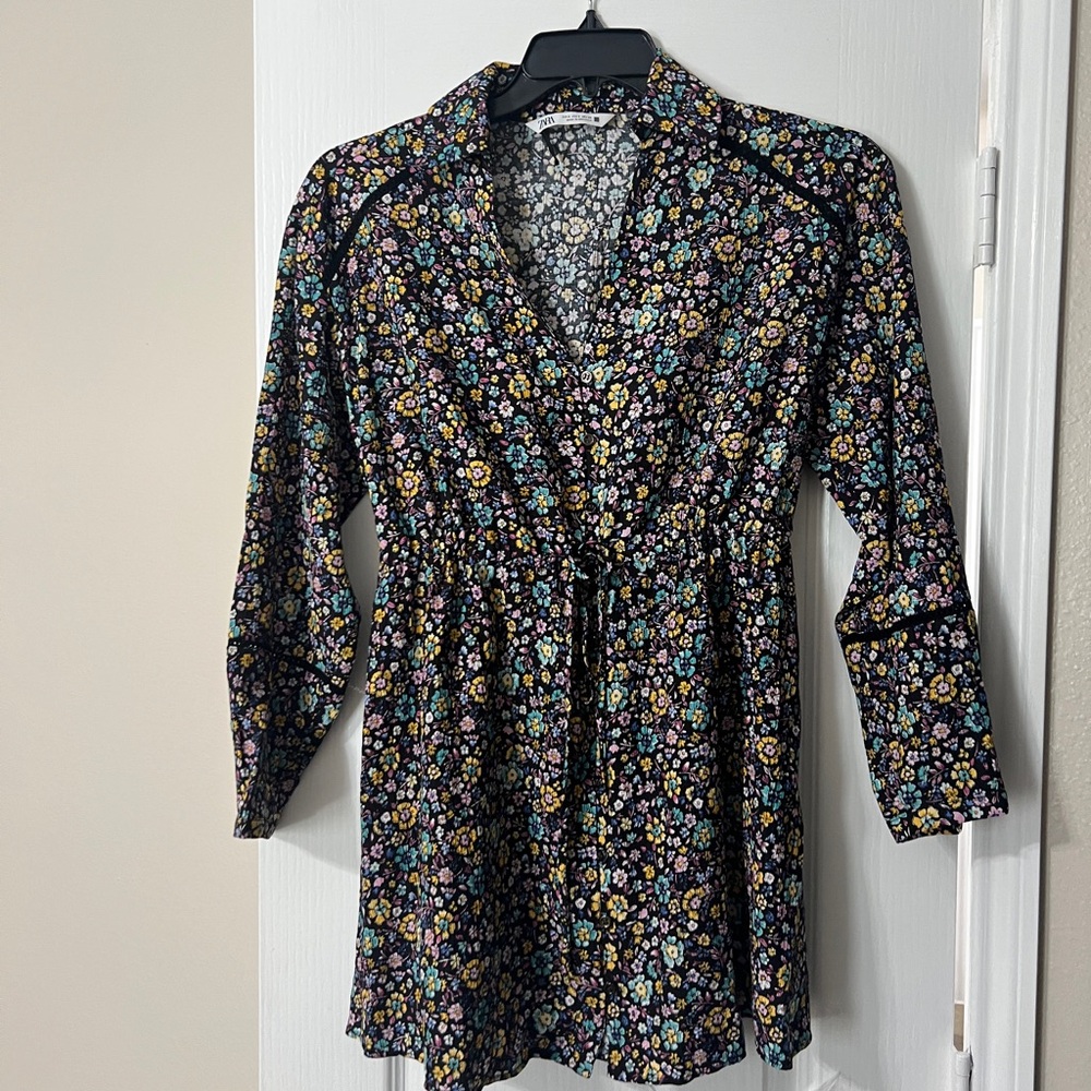 Zara Floral Multicolor Dress